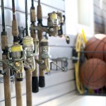 Fishing Poles in Garage