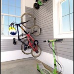 Bikes on Hooks in Garage