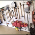 Shelving for Tools in Garage